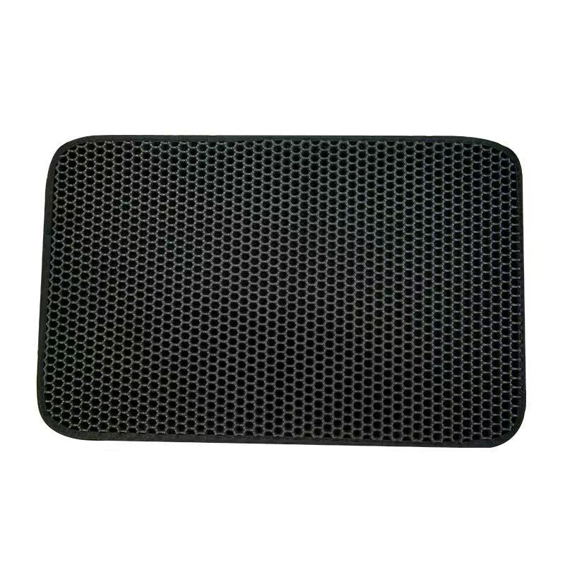 Cat Rubbing Mat Double-layer Leaking Sand Cat Litter Basin Falling Sand Mat Cat Toilet Set Sand Control Sand Mat