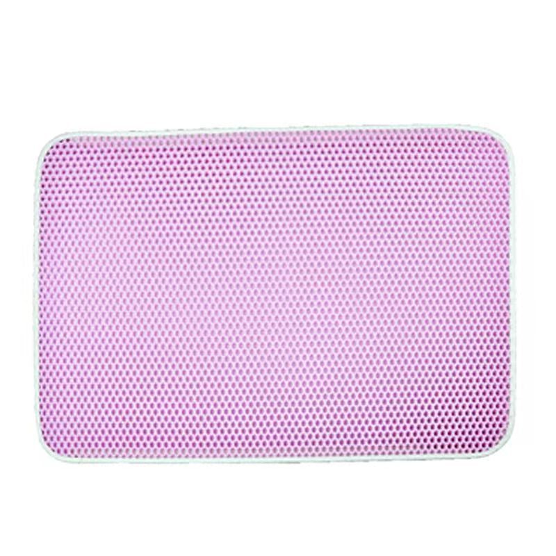Cat Rubbing Mat Double-layer Leaking Sand Cat Litter Basin Falling Sand Mat Cat Toilet Set Sand Control Sand Mat