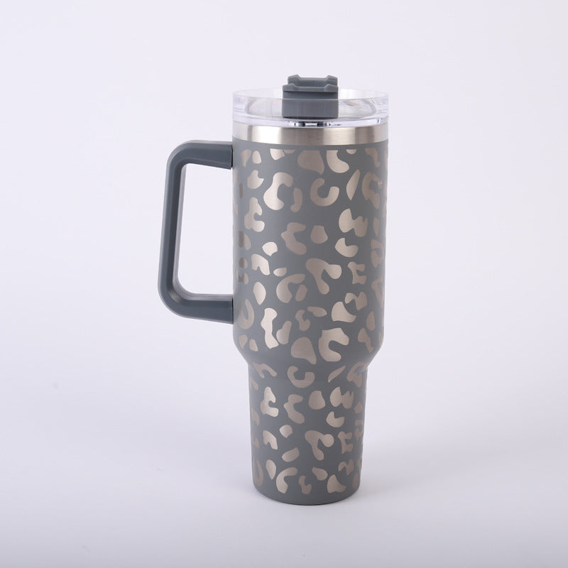 304 Stainless Steel Insulation Cup Straw Ice Cup Portable Coffee Cup Car Cup
